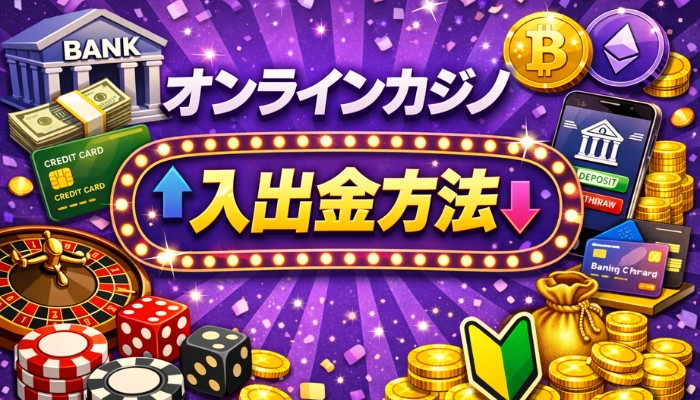オンラインカジノ 入出金方法